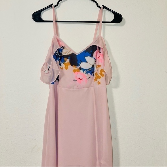 Express NWOT Pink Floral Dress - Picture 7 of 11